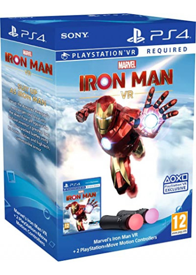 SONY PS4 MOVE TWIN PACK + MARVELS IRON MAN VR BUNDLE